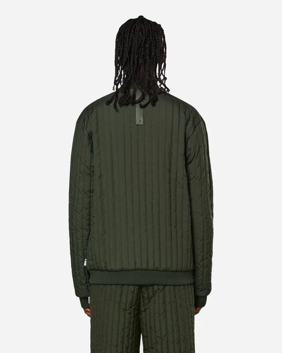 Liner High Neck Jacket - Green