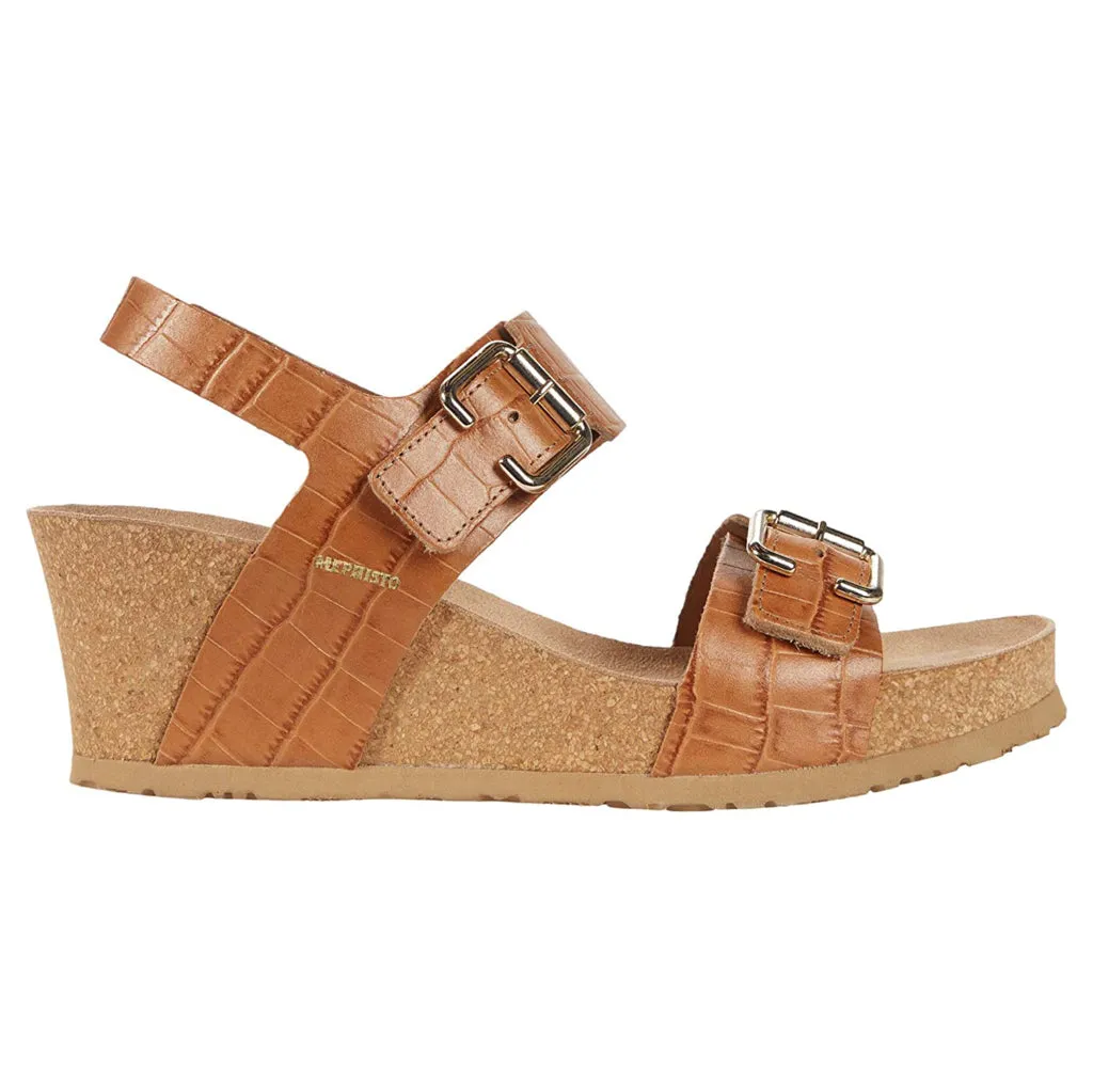 Lissandra Nubuck Leather Women's Wedge Sandals