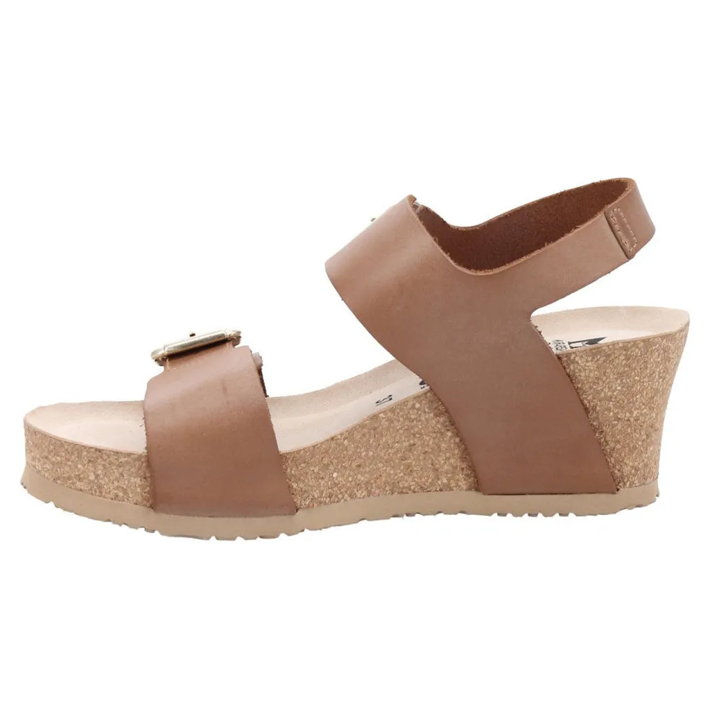 Lissandra Nubuck Leather Women's Wedge Sandals