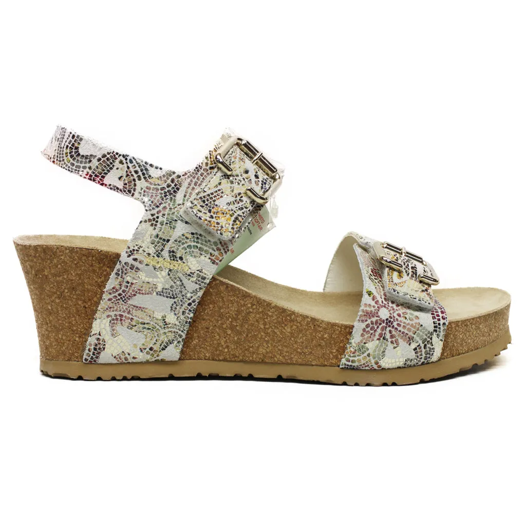 Lissandra Nubuck Leather Women's Wedge Sandals