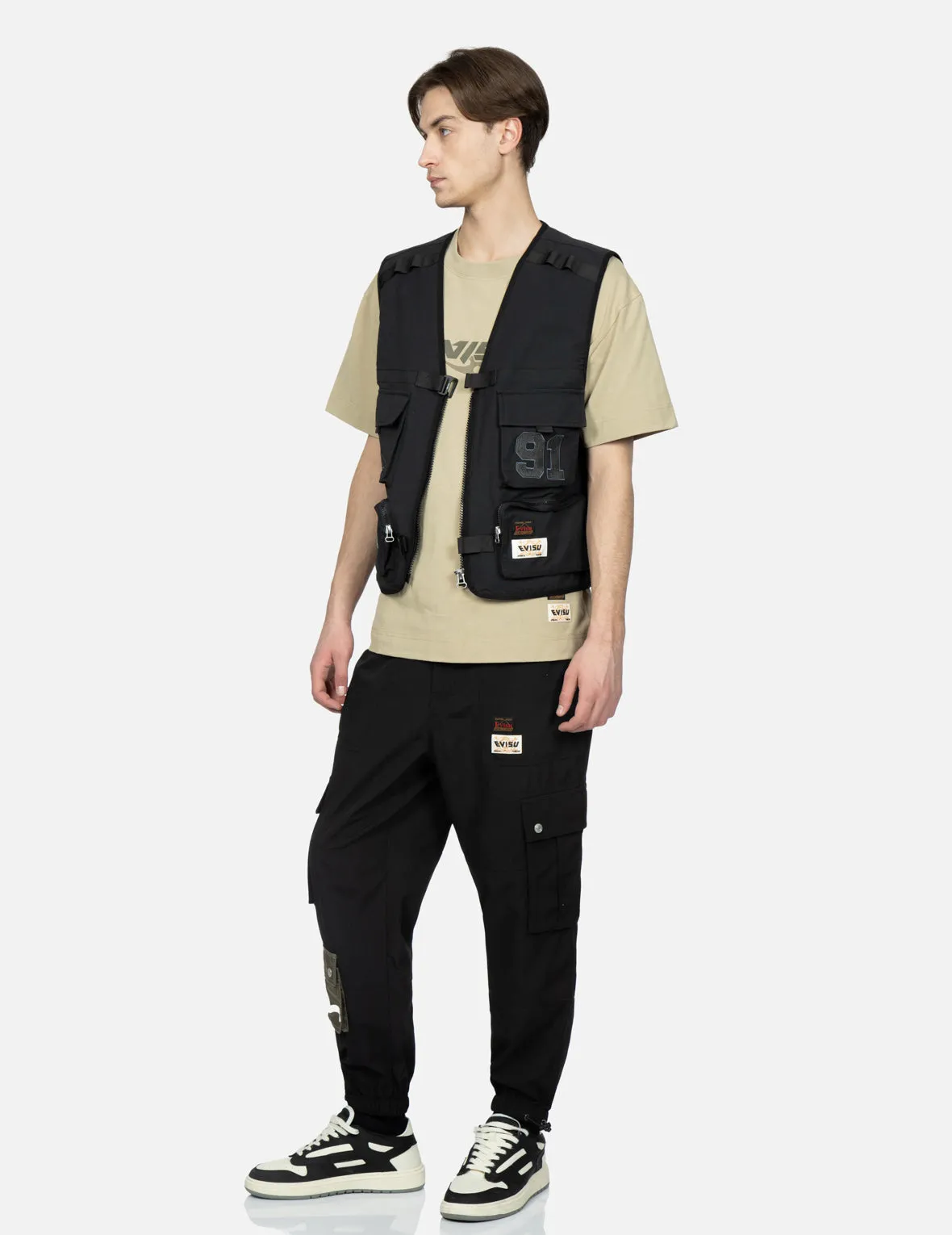 Logo Embroidery Multi-Pocket Vest