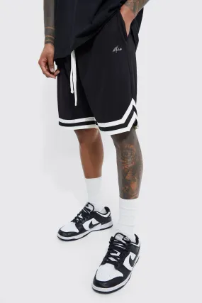 Loose Fit Mesh Man Basketball Short