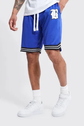 Loose Fit Mid Length Basketball Short