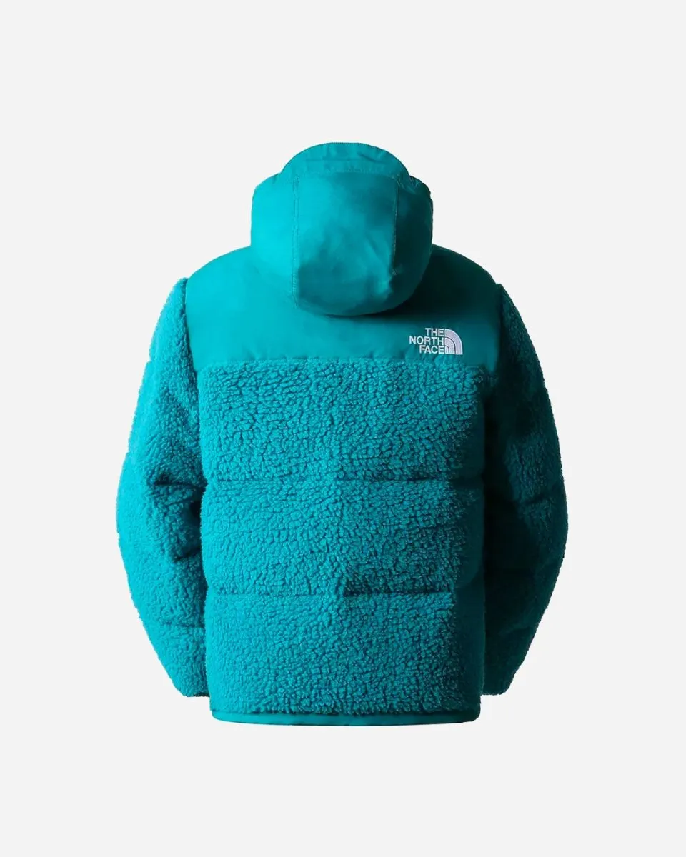 M High Pile Nuptse Jacket - Harbor Blue