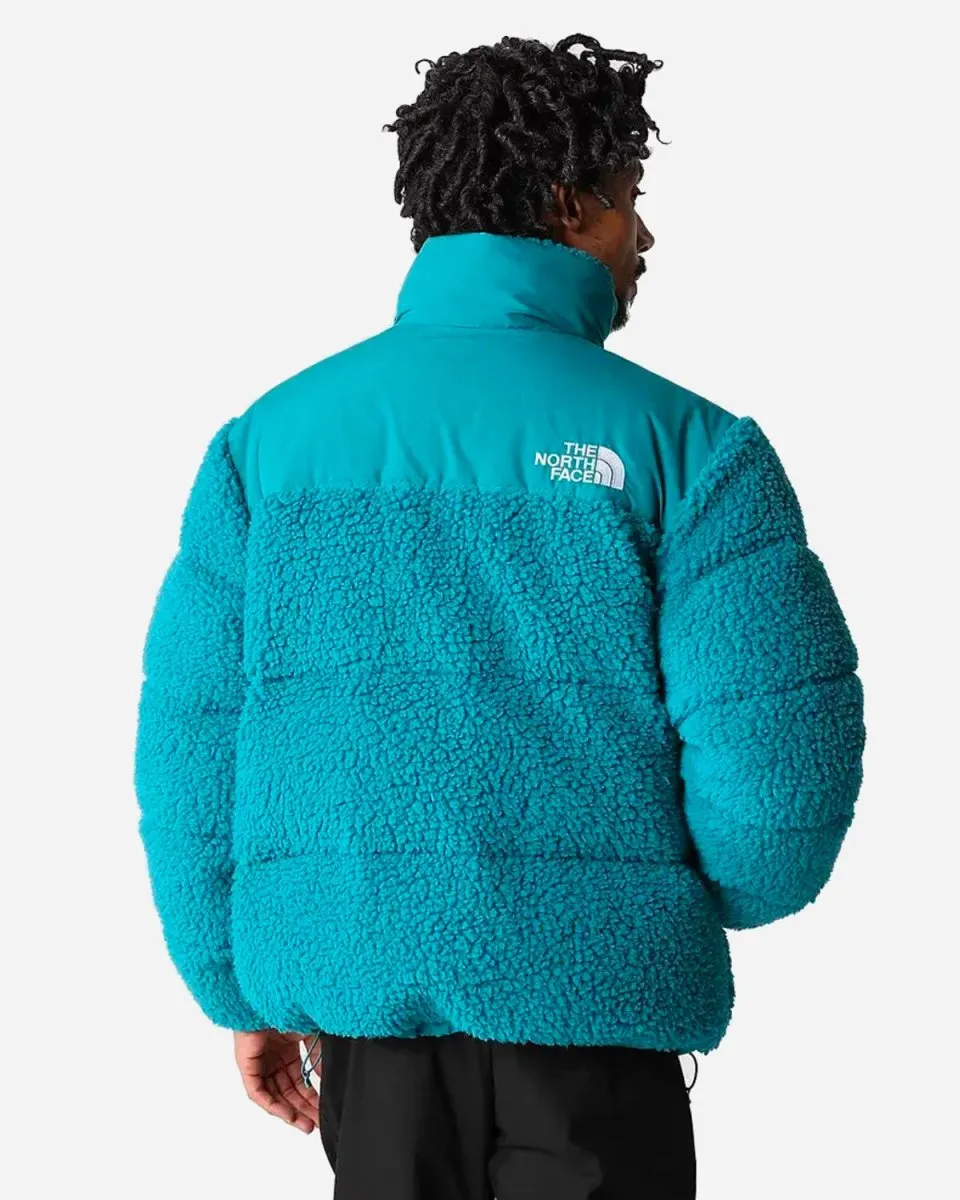 M High Pile Nuptse Jacket - Harbor Blue