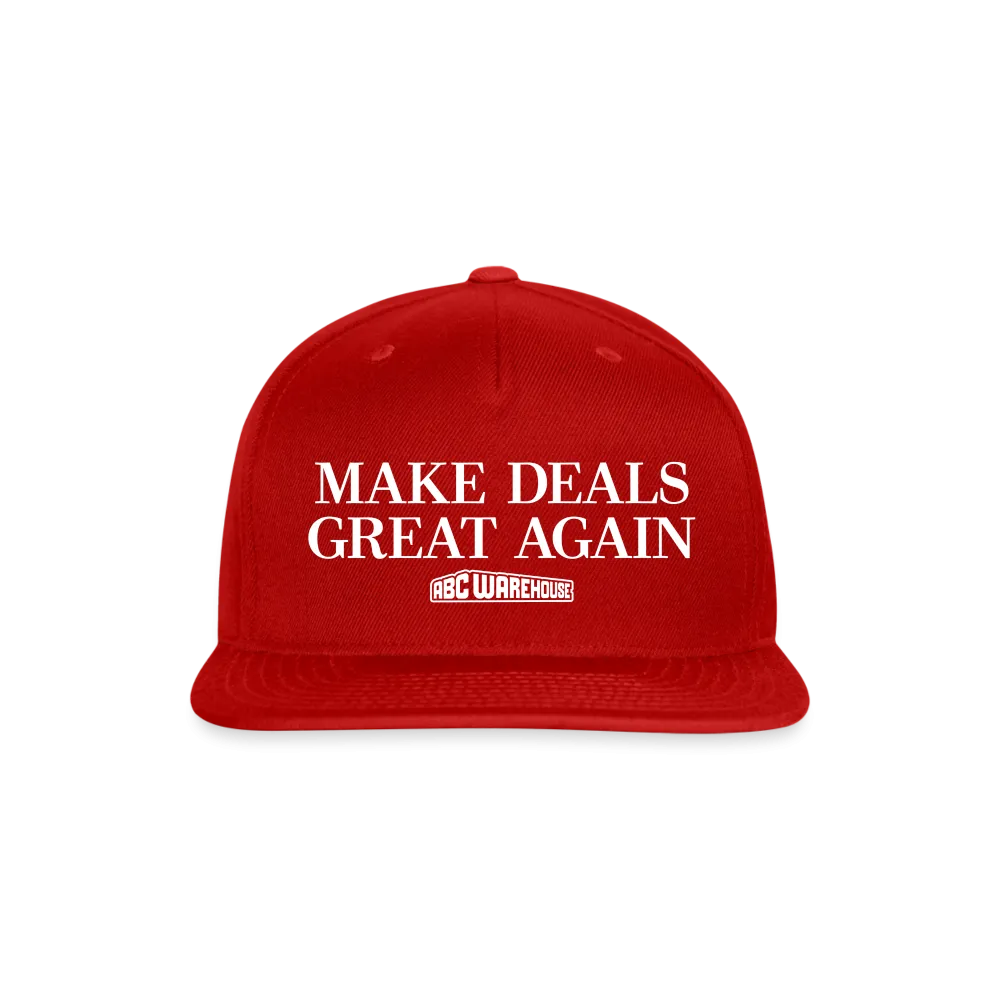 Make Deals Great Again Snapback Baseball Cap