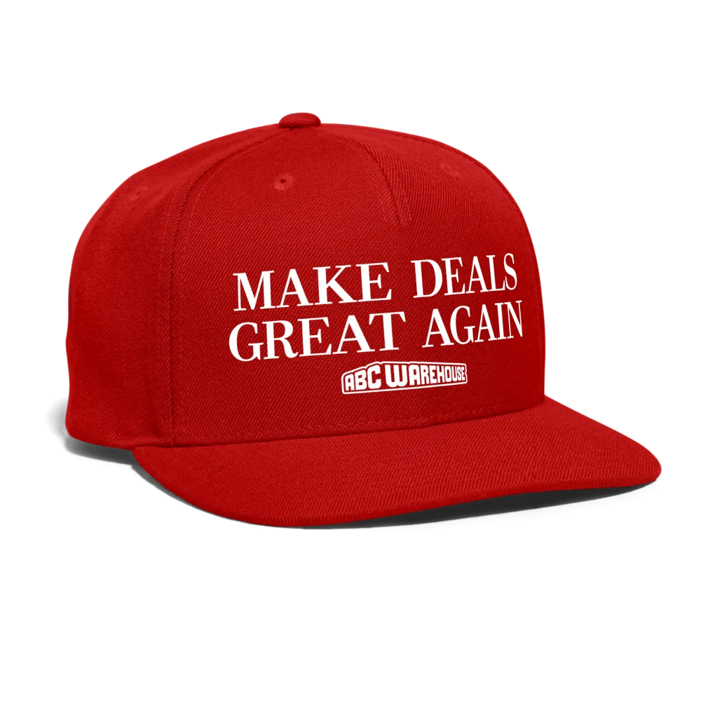 Make Deals Great Again Snapback Baseball Cap