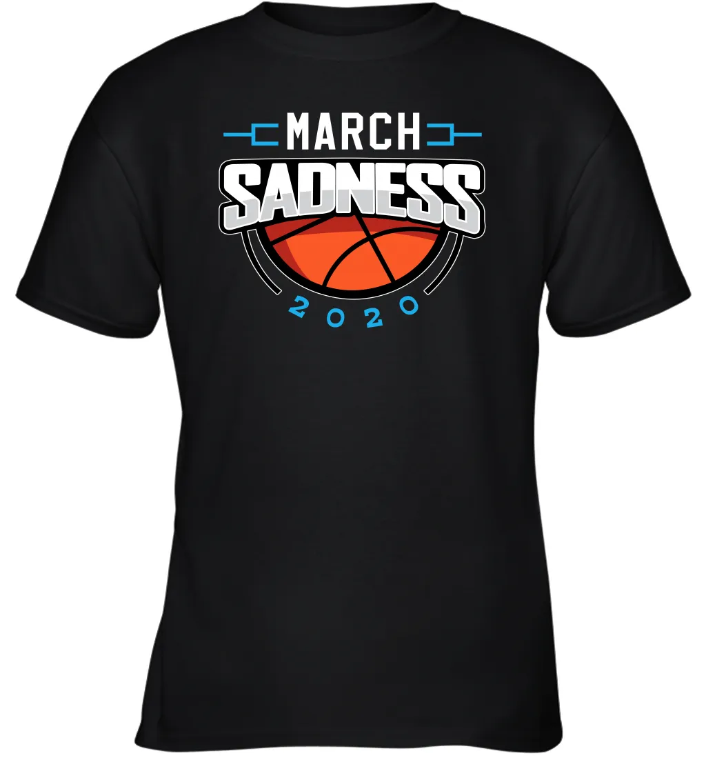 March Sadness March Madness College Basketball Coronacation Youth T-Shirt