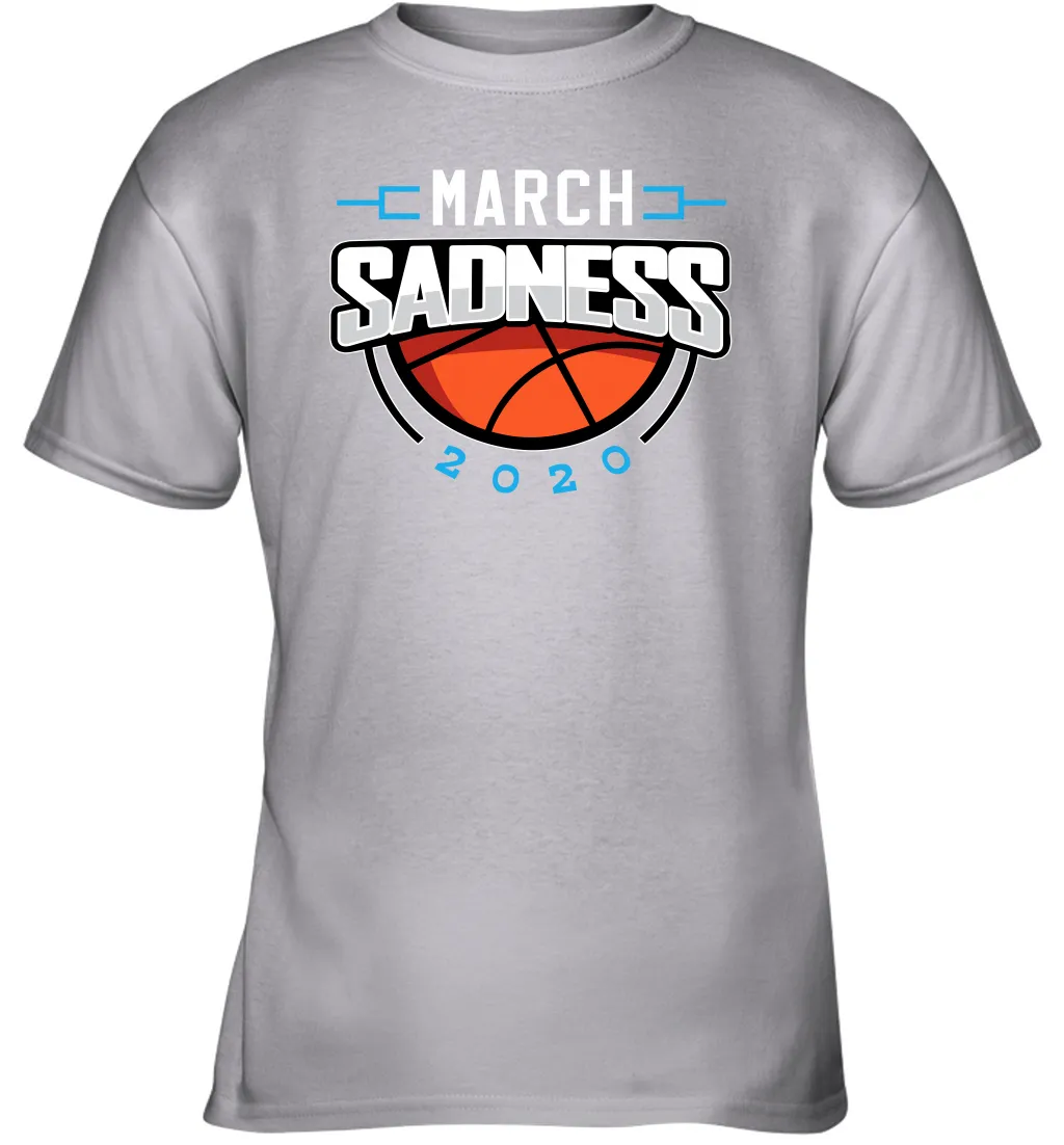 March Sadness March Madness College Basketball Coronacation Youth T-Shirt