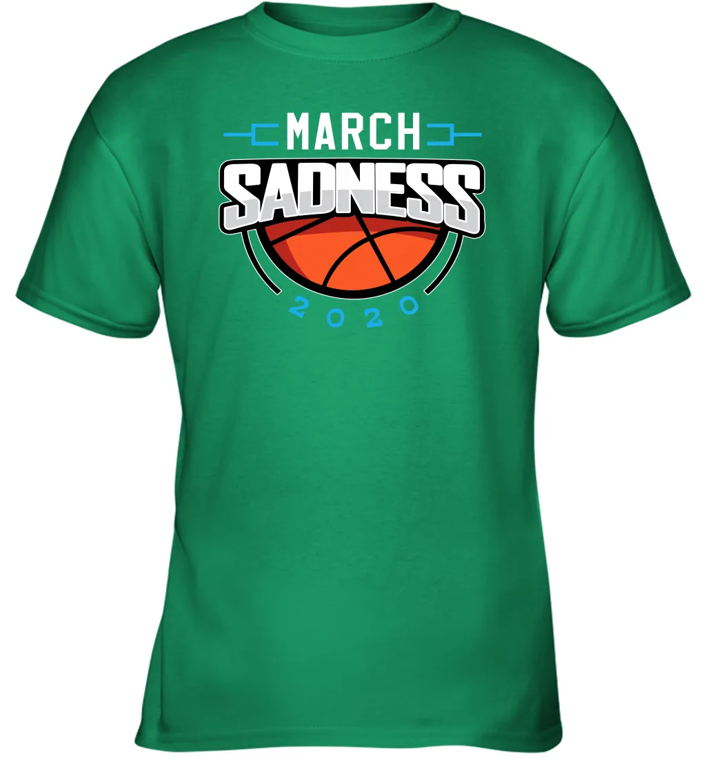 March Sadness March Madness College Basketball Coronacation Youth T-Shirt