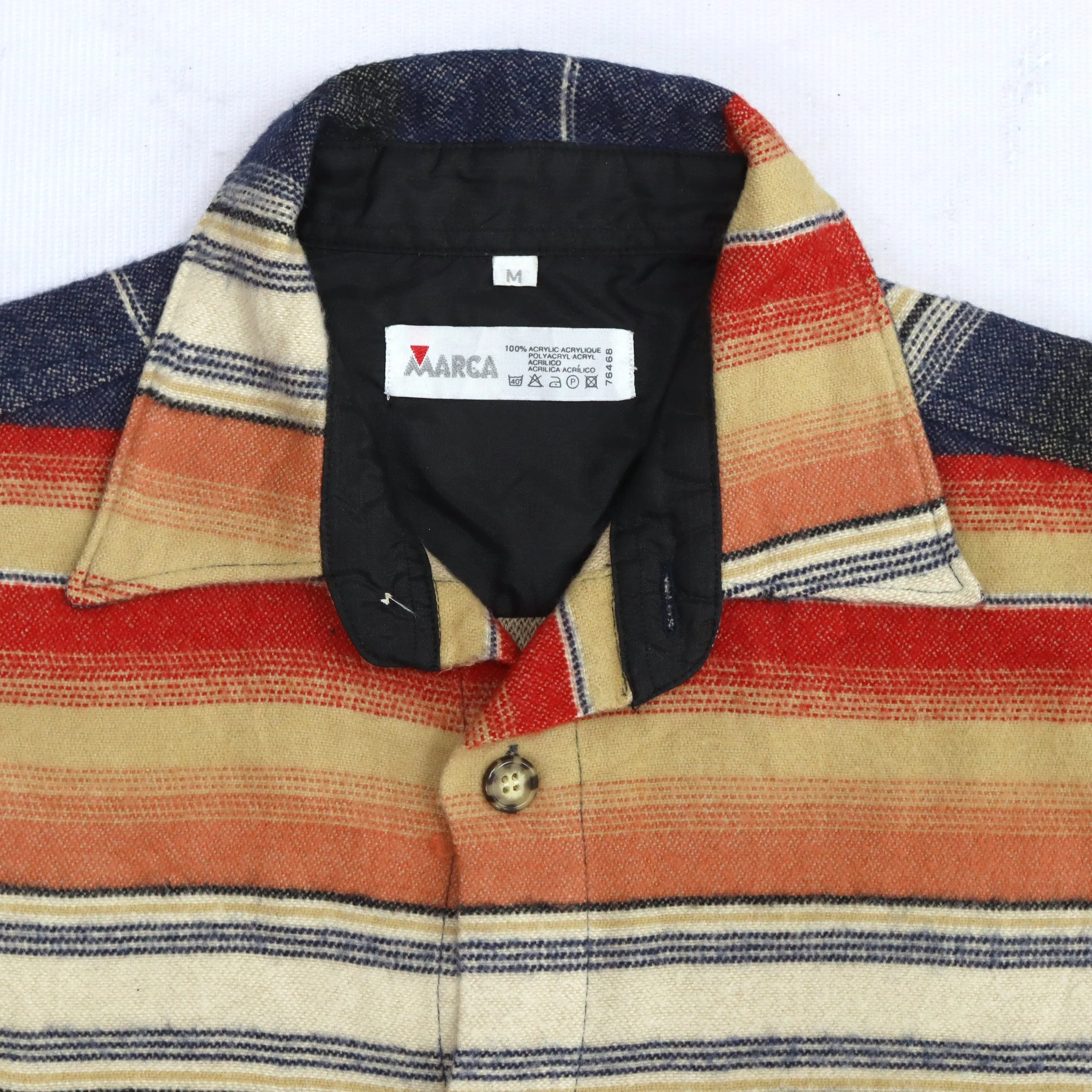 Marga Double Pocket Striped Flannel Shirt