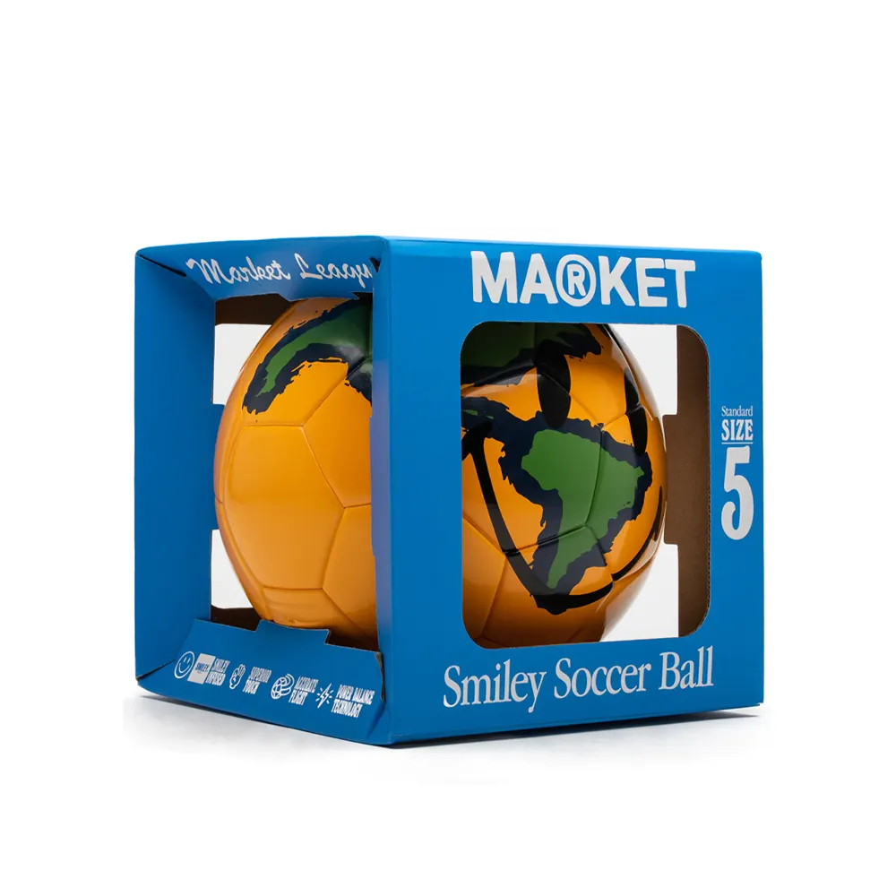 Market x Bob Marley Kingston Soccer Ball Gold / Blue / Green 360001354