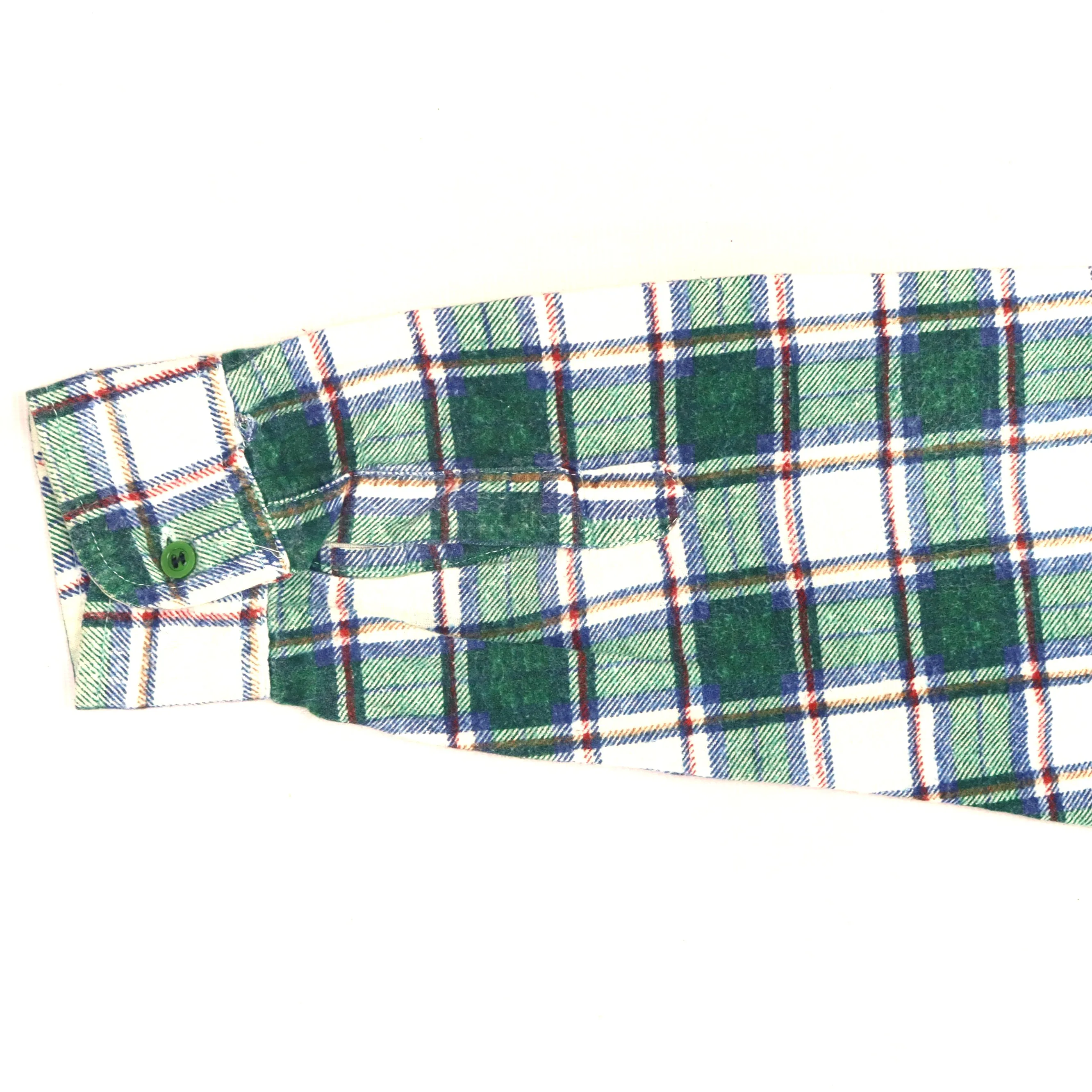 Mative Flannel Shirt Green Beige