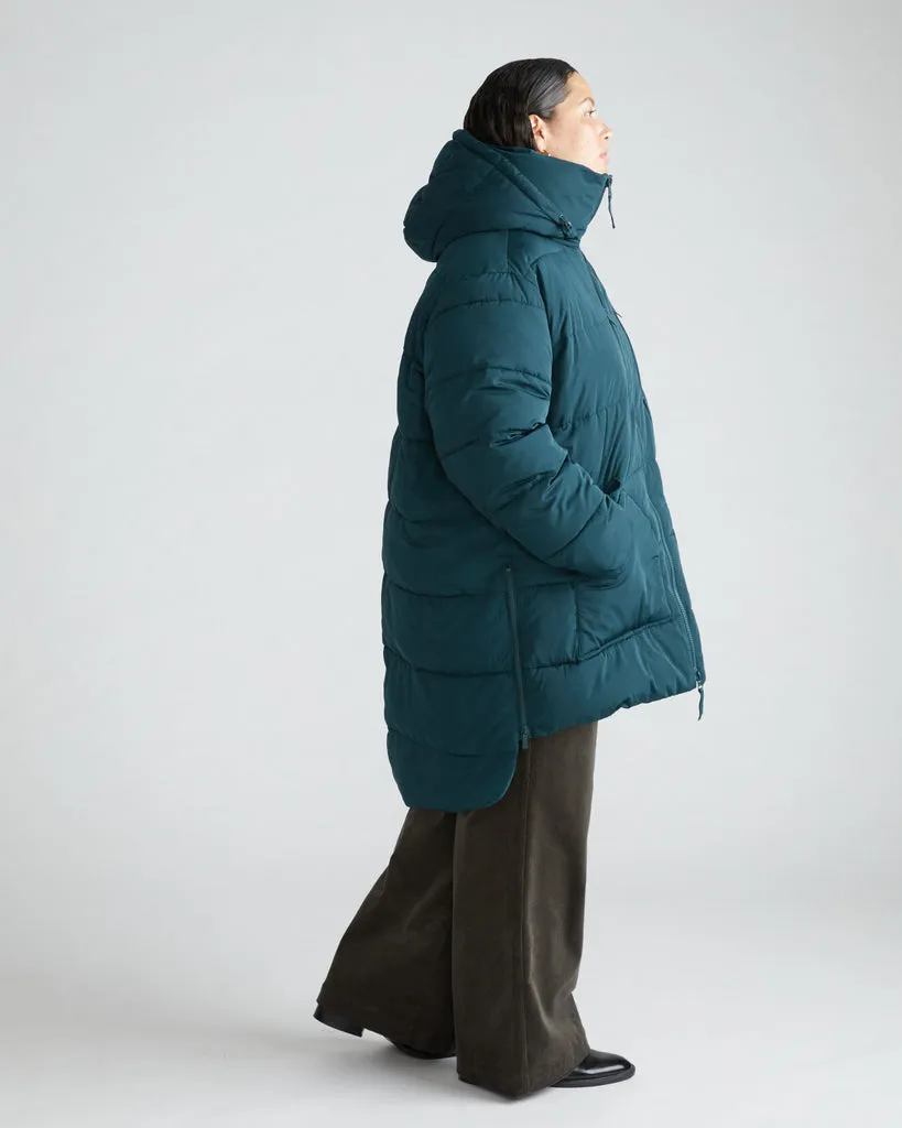 Matterhorn Mid Hooded Puffer - Deep Sea