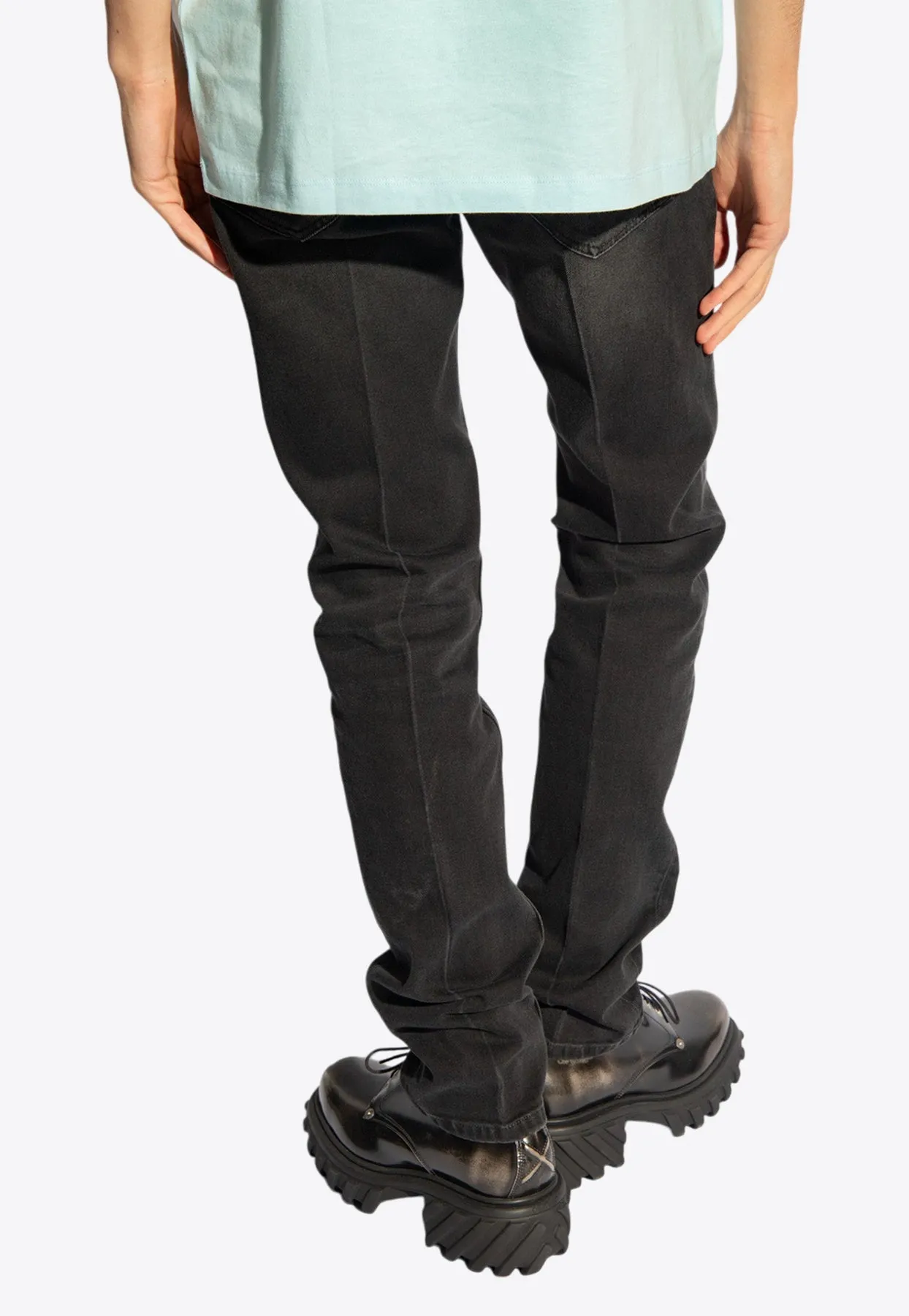 Medusa Emblem Slim Jeans