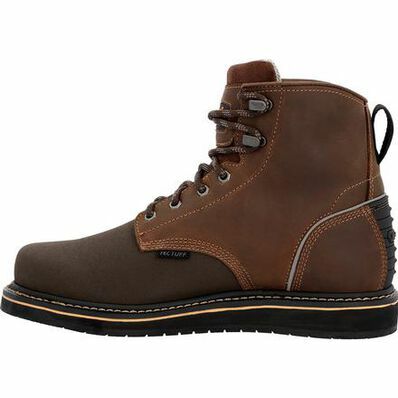 Men's AMP LT Power Wedge Composite Toe Work Boot in Brown