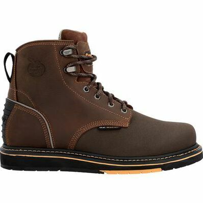 Men's AMP LT Power Wedge Composite Toe Work Boot in Brown