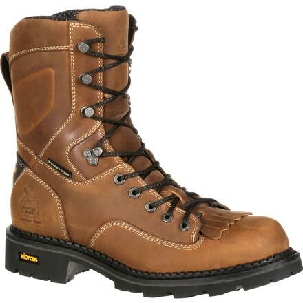 Men's Comfort Core Composite Toe Waterproof Logger Work Boot