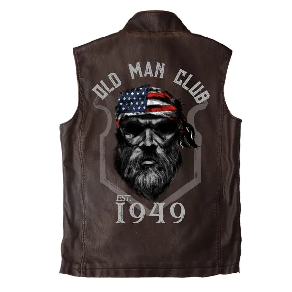 Men's 1949 Old Man Club Vintage Double Collar Vest