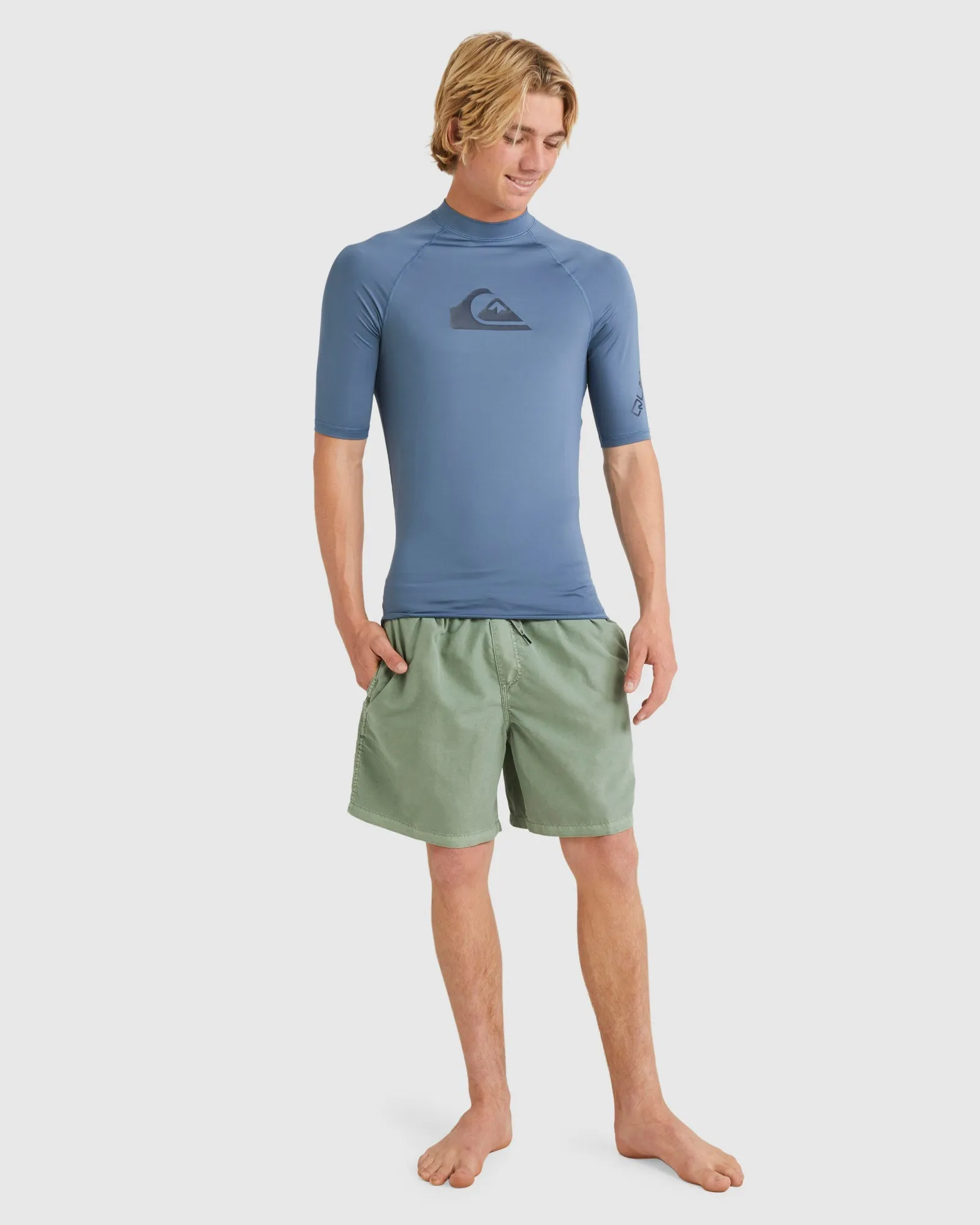 MENS ALL TIME SHORT SLEEVE UPF 50 RASH VEST