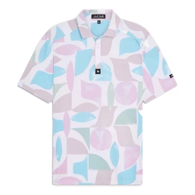 Men's Bad Birdie Mid Century Mulligan Golf Polo