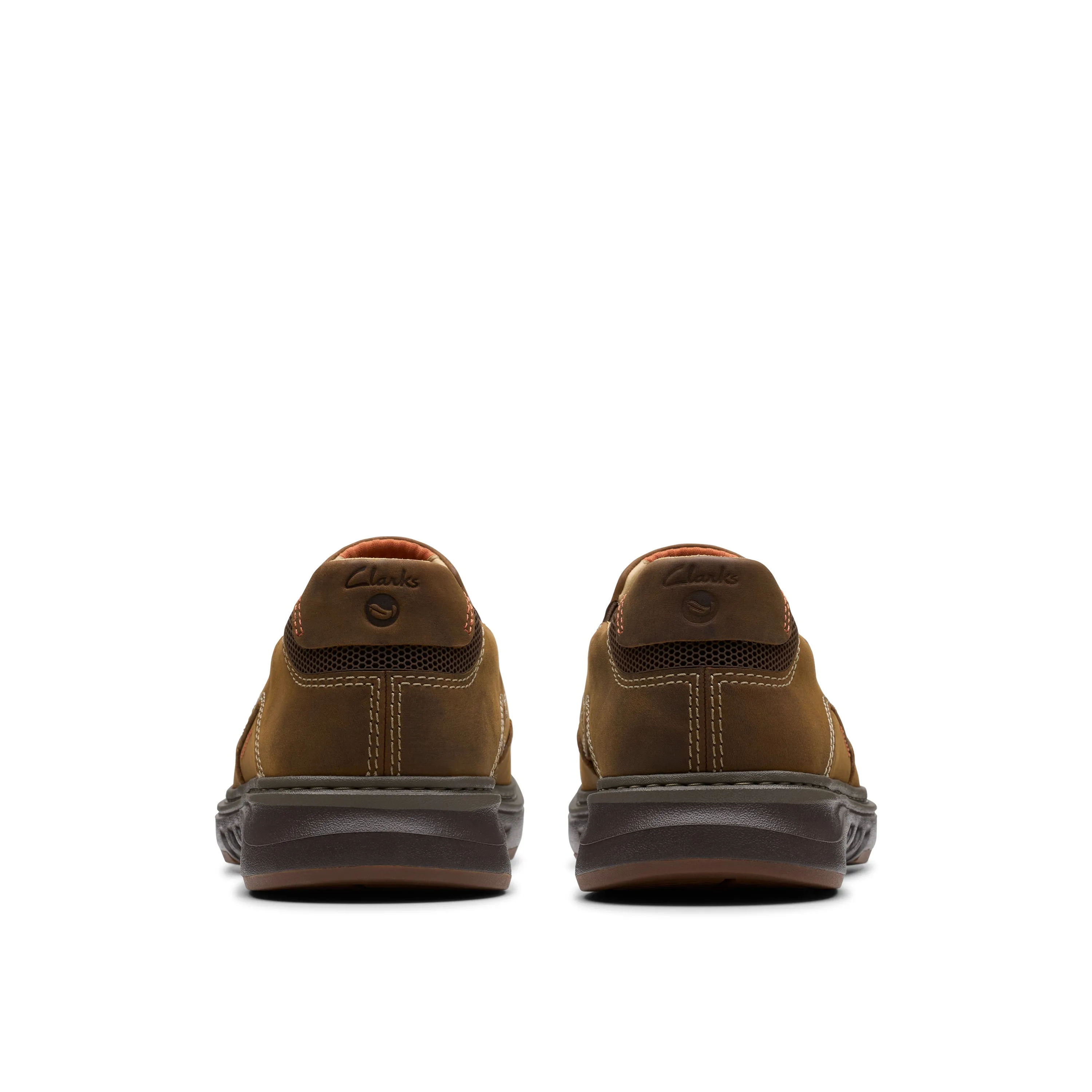 Men's Clarks Un Briley Step Color: Beeswax Leather