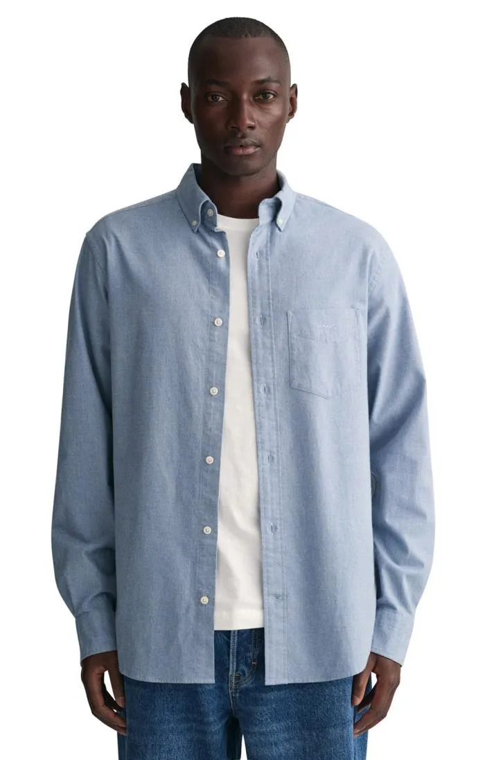 Men's Gant Regular Fit Flannel Melange Shirt