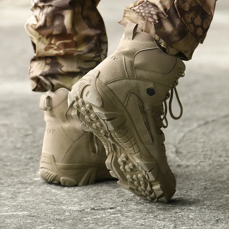 Men's High-top Tactical Outdoor Boots Lightweight Military Boots