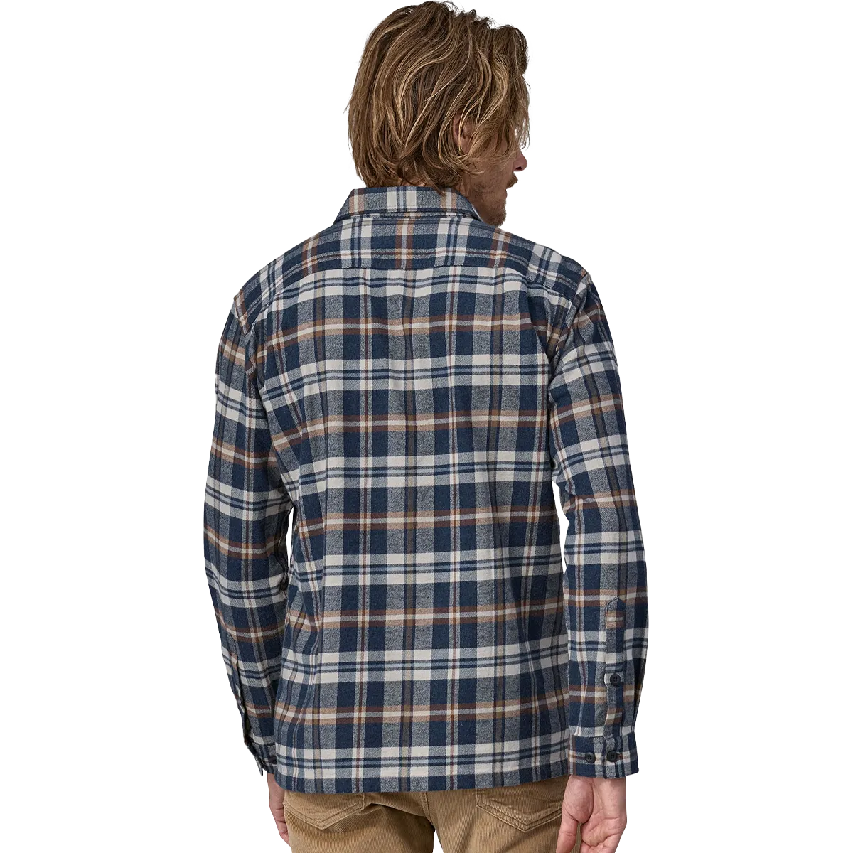 Men's Long Sleeve Organic Cotton Fjord Flannel Shirt