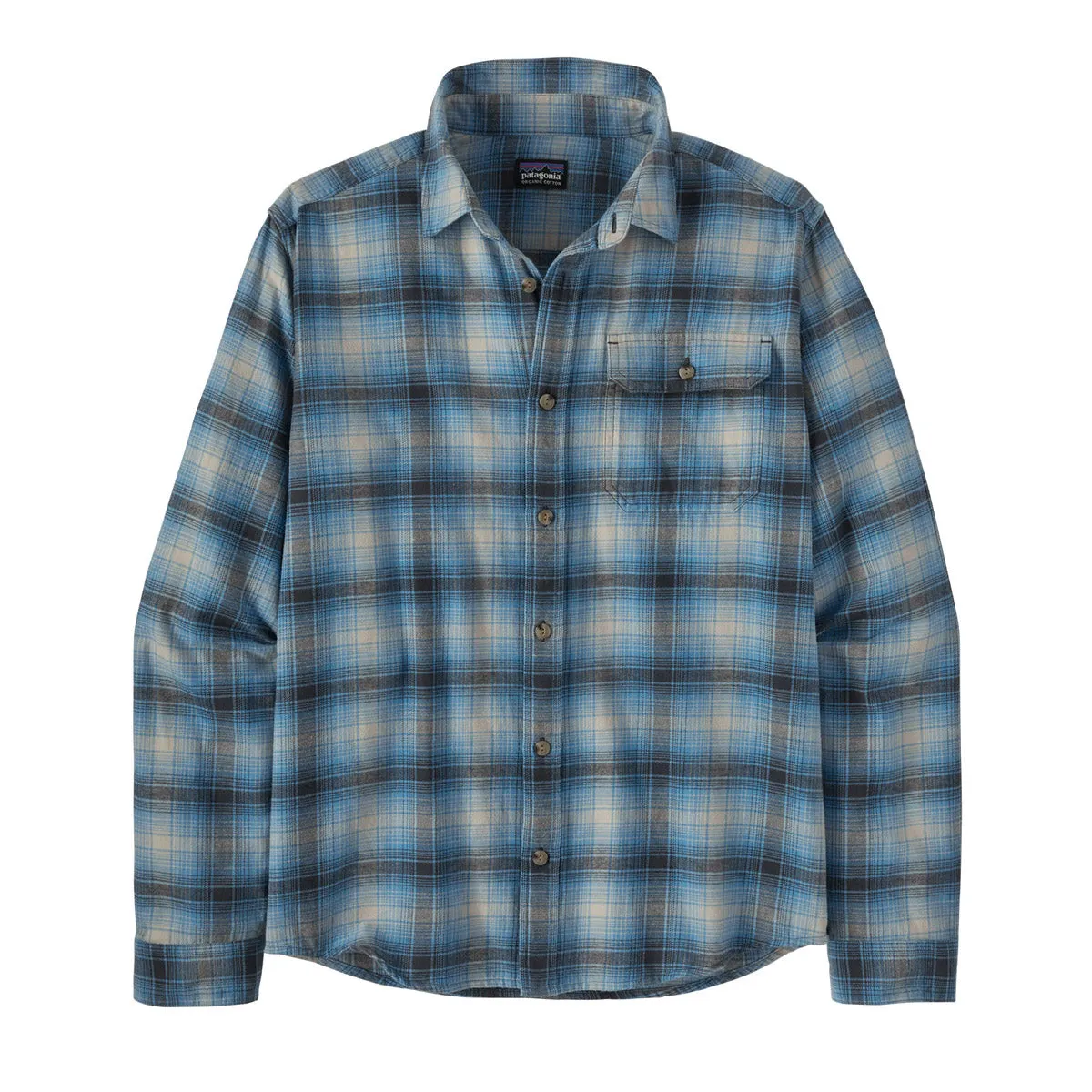 Men's Long-Sleeved Cotton in Conversion Lightweight Fjord Flannel Shirt