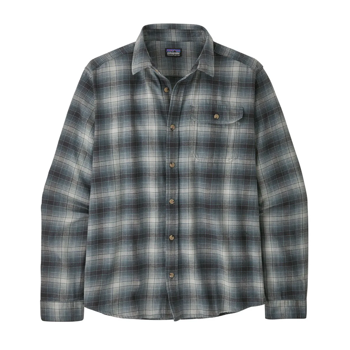 Men's Long-Sleeved Cotton in Conversion Lightweight Fjord Flannel Shirt