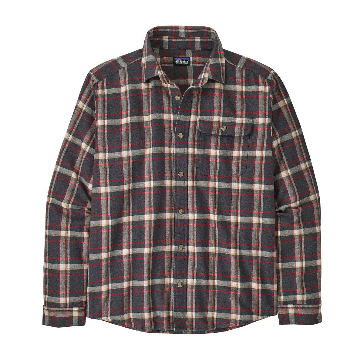 Men's Long-Sleeved Cotton in Conversion Lightweight Fjord Flannel Shirt