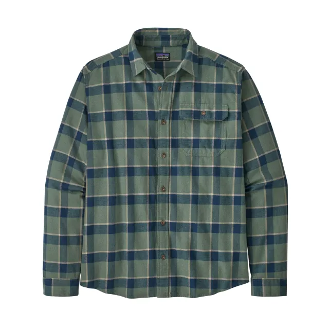 Men's Long-Sleeved Cotton in Conversion Lightweight Fjord Flannel Shirt