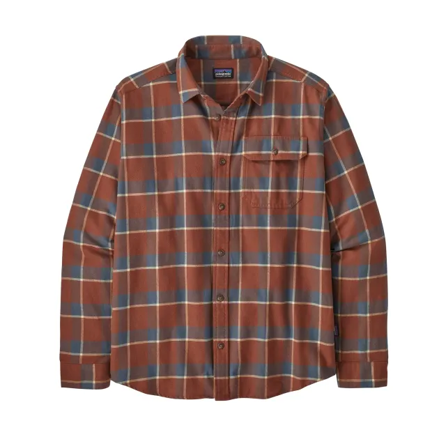 Men's Long-Sleeved Cotton in Conversion Lightweight Fjord Flannel Shirt