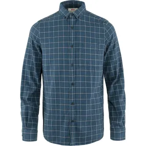 Men's Ovik Flannel Shirt - Indigo Blue-flint Grey - Small