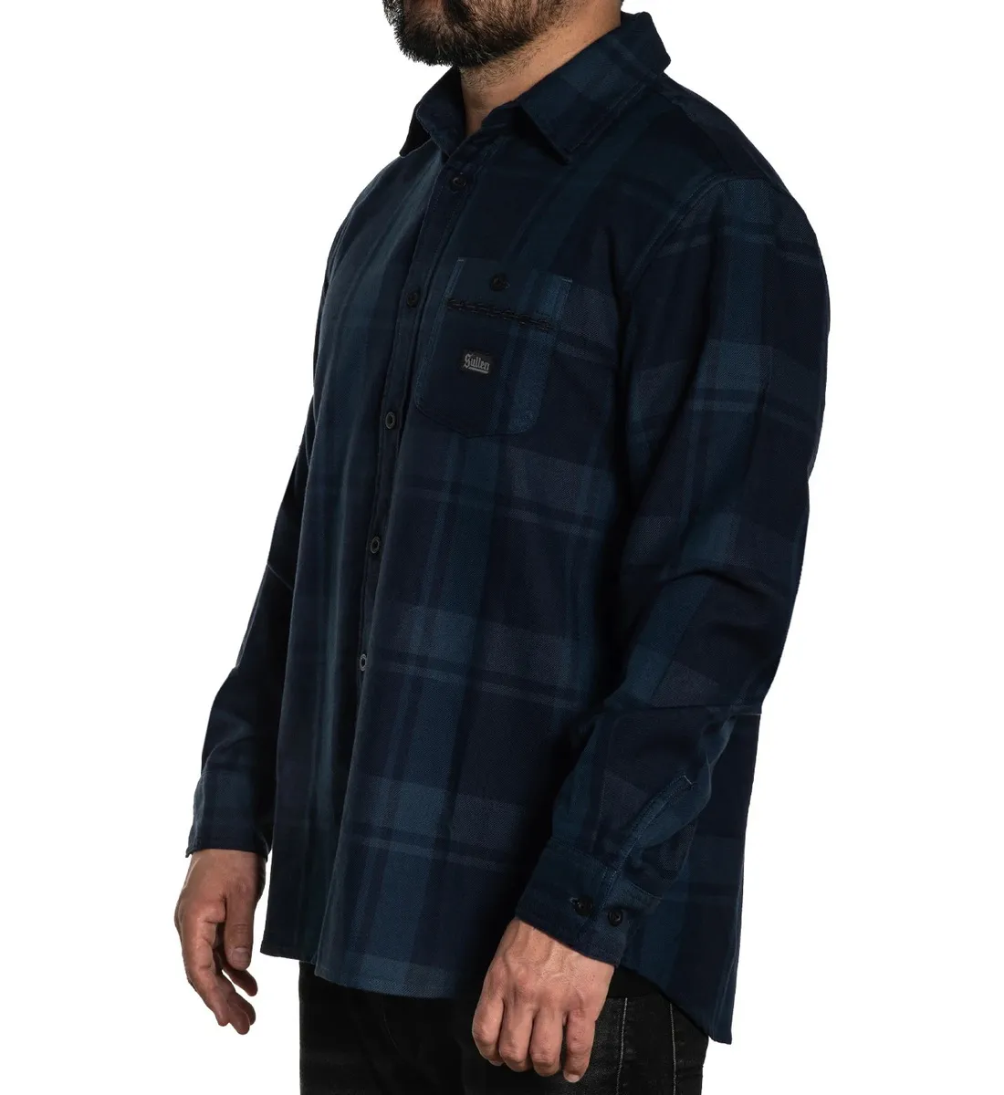 men's shirt SULLEN - OVERCAST FLANNEL - SCM4027_NV  -  Metal-shop