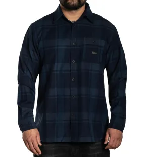 men's shirt SULLEN - OVERCAST FLANNEL - SCM4027_NV  -  Metal-shop