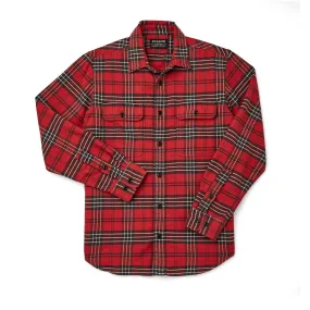 Men's Vintage Flannel Work Shirt - Bearedqry - Medium