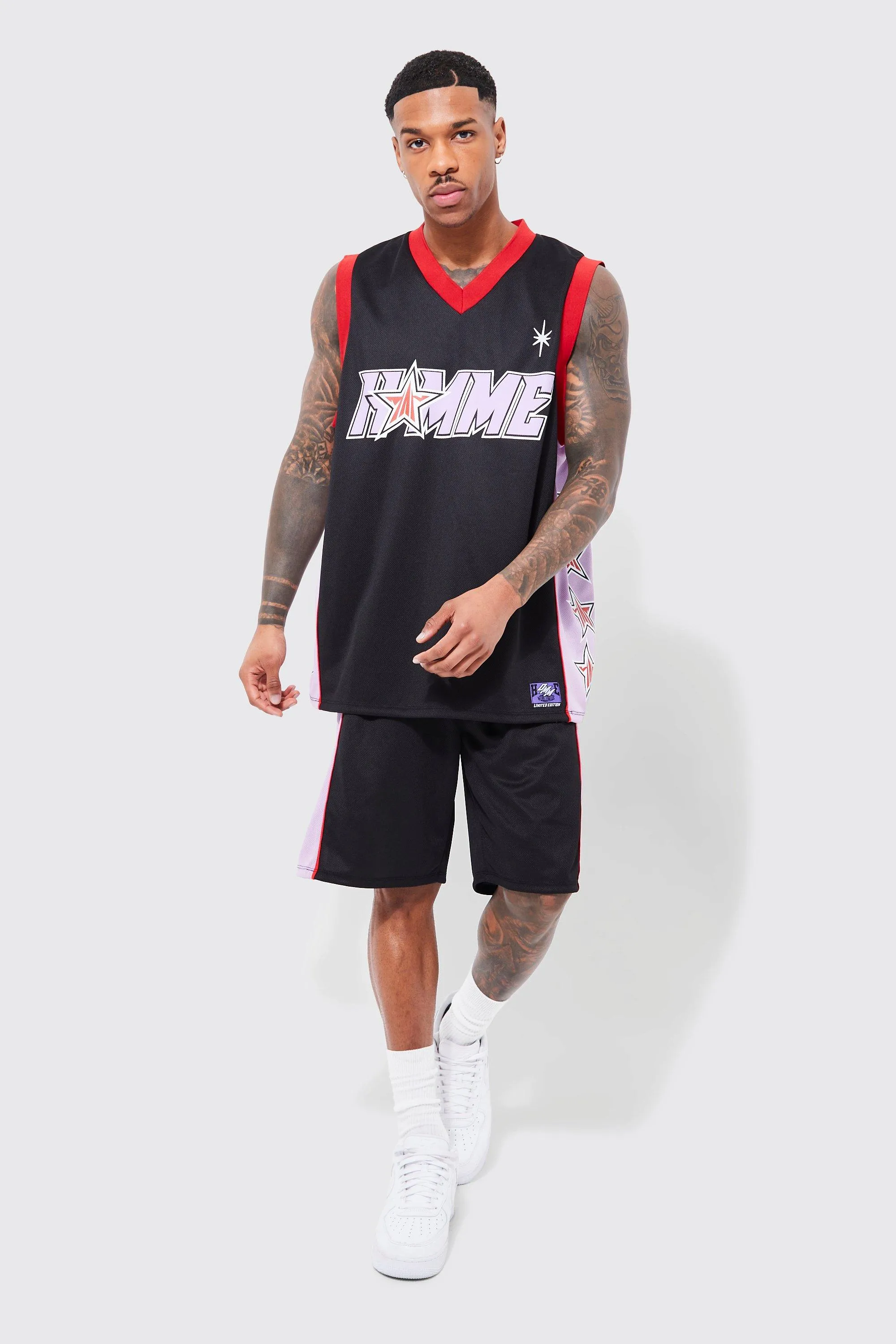 Mesh Homme Basketball Short Set