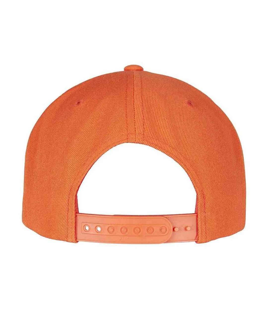 Mesh snapback classic baseball cap orange Flexfit