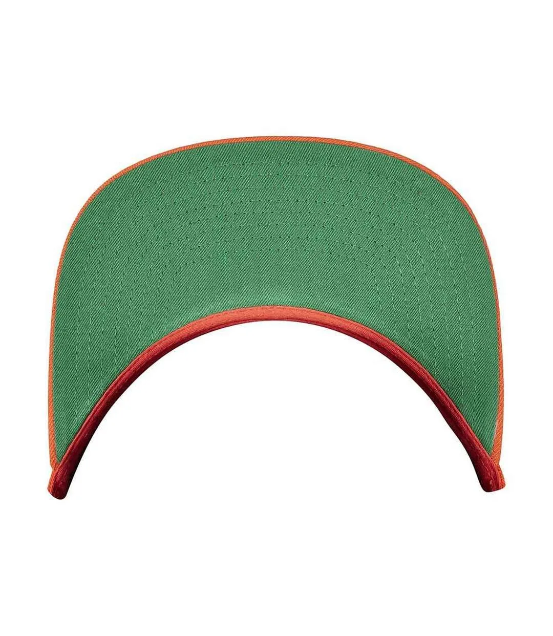 Mesh snapback classic baseball cap orange Flexfit