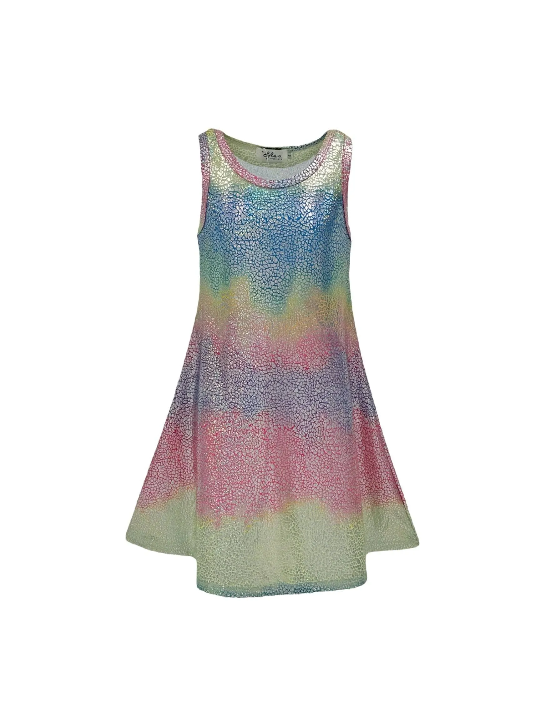 Metallic Ombre Tank Dress