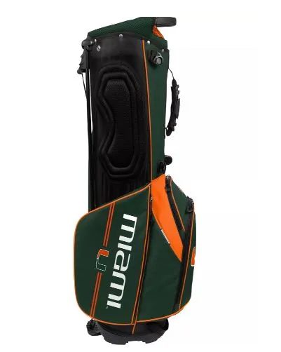 Miami Hurricanes Caddie Carry Hybrid Golf Bag