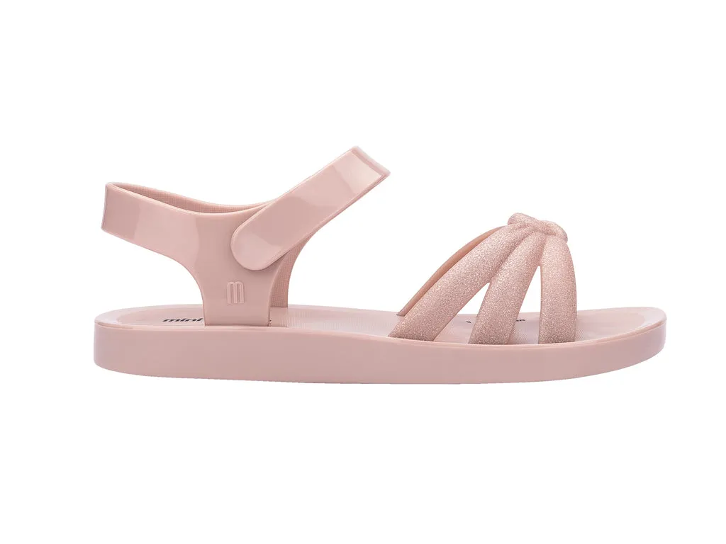 Mini Melissa Precious Girls Pink Knot Sandals