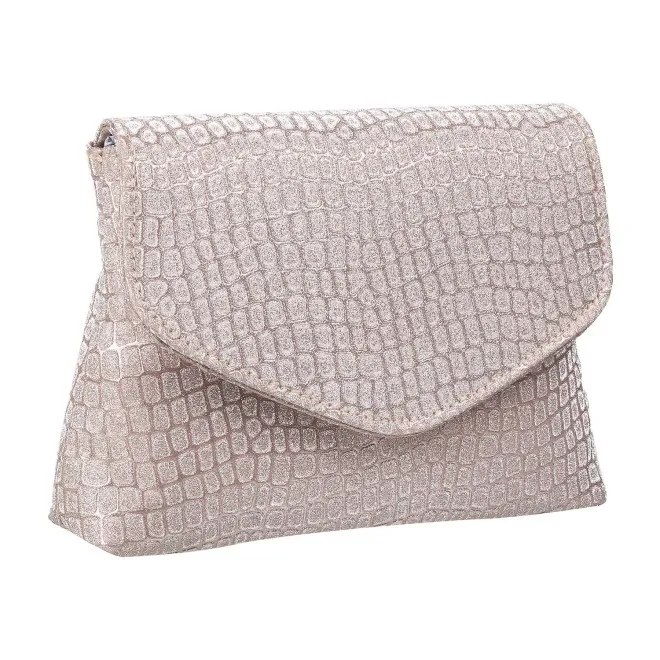 Mochi Women Rose-Gold Envelope Clutch