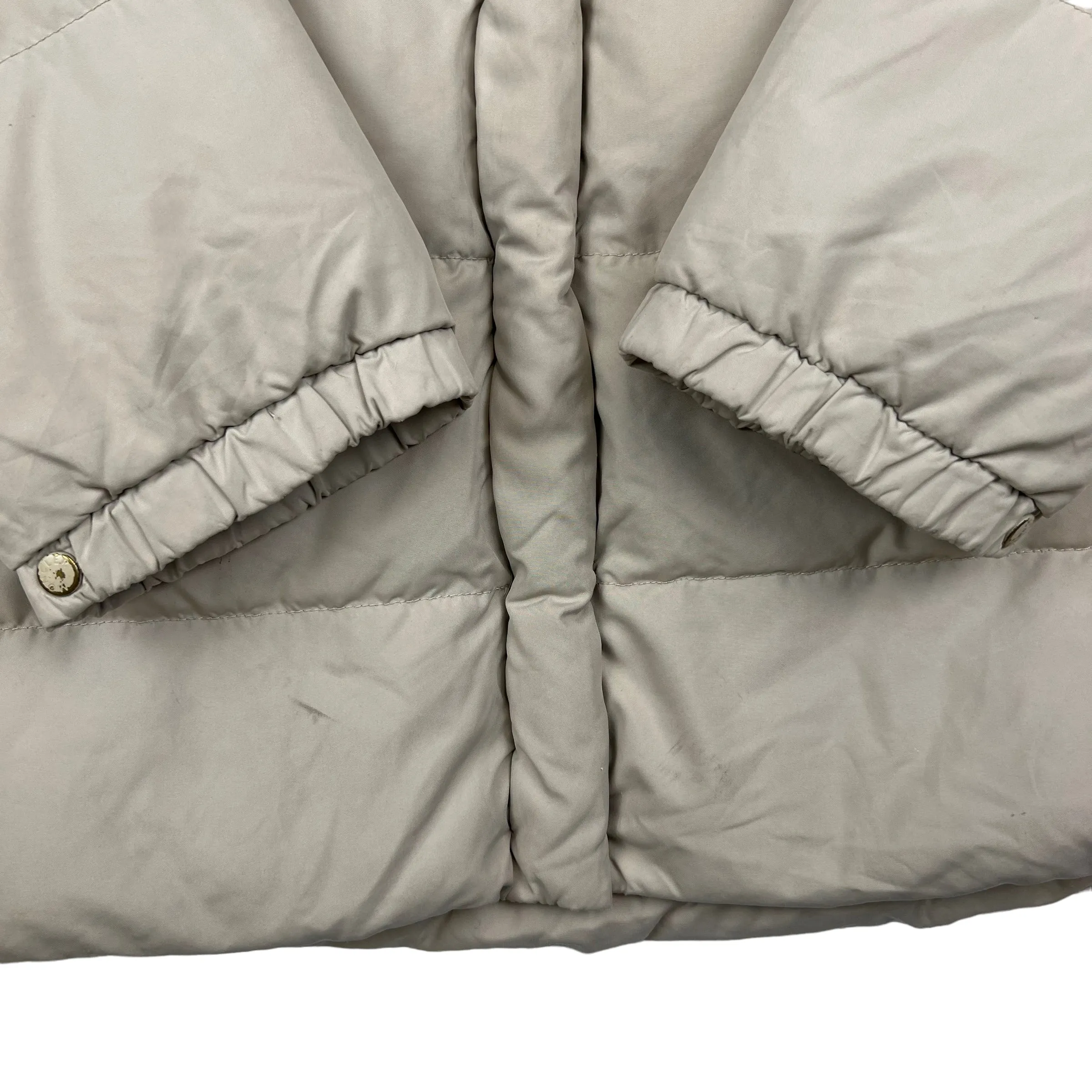 Moncler Cream Puffer Long Jacket