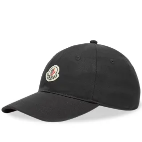 Moncler Logo Baseball CapBlack