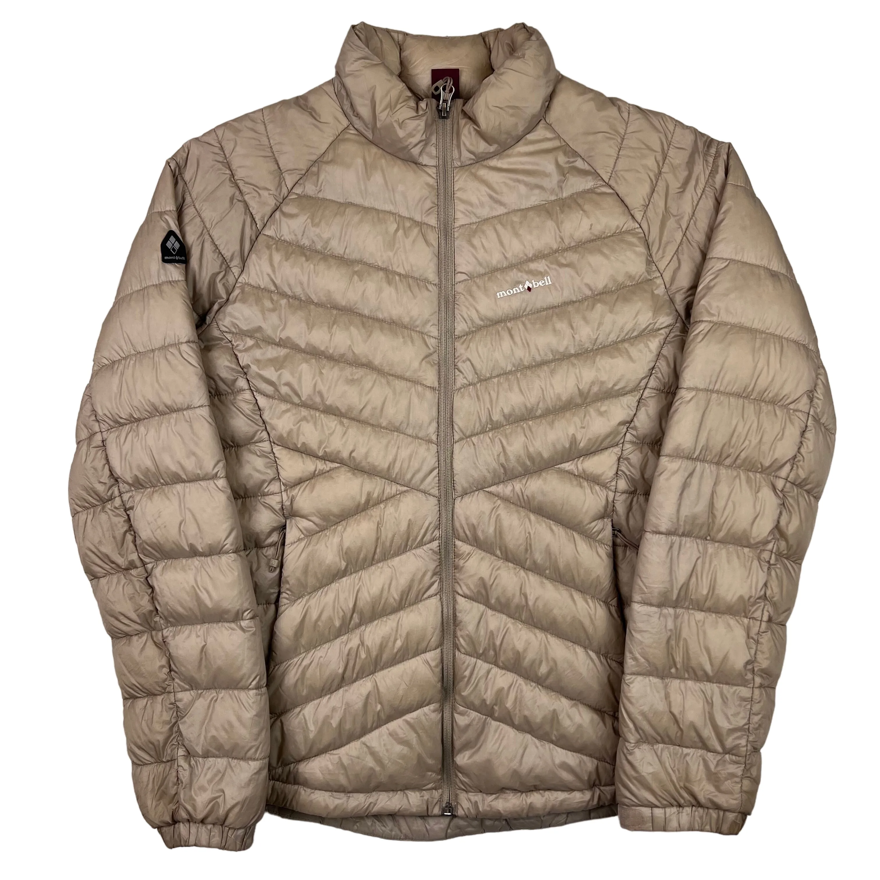 Mont Bell Quilted Puffer Jacket Beige