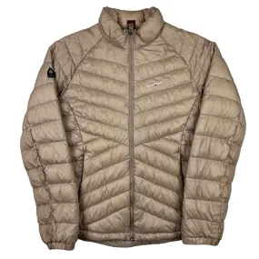 Mont Bell Quilted Puffer Jacket Beige