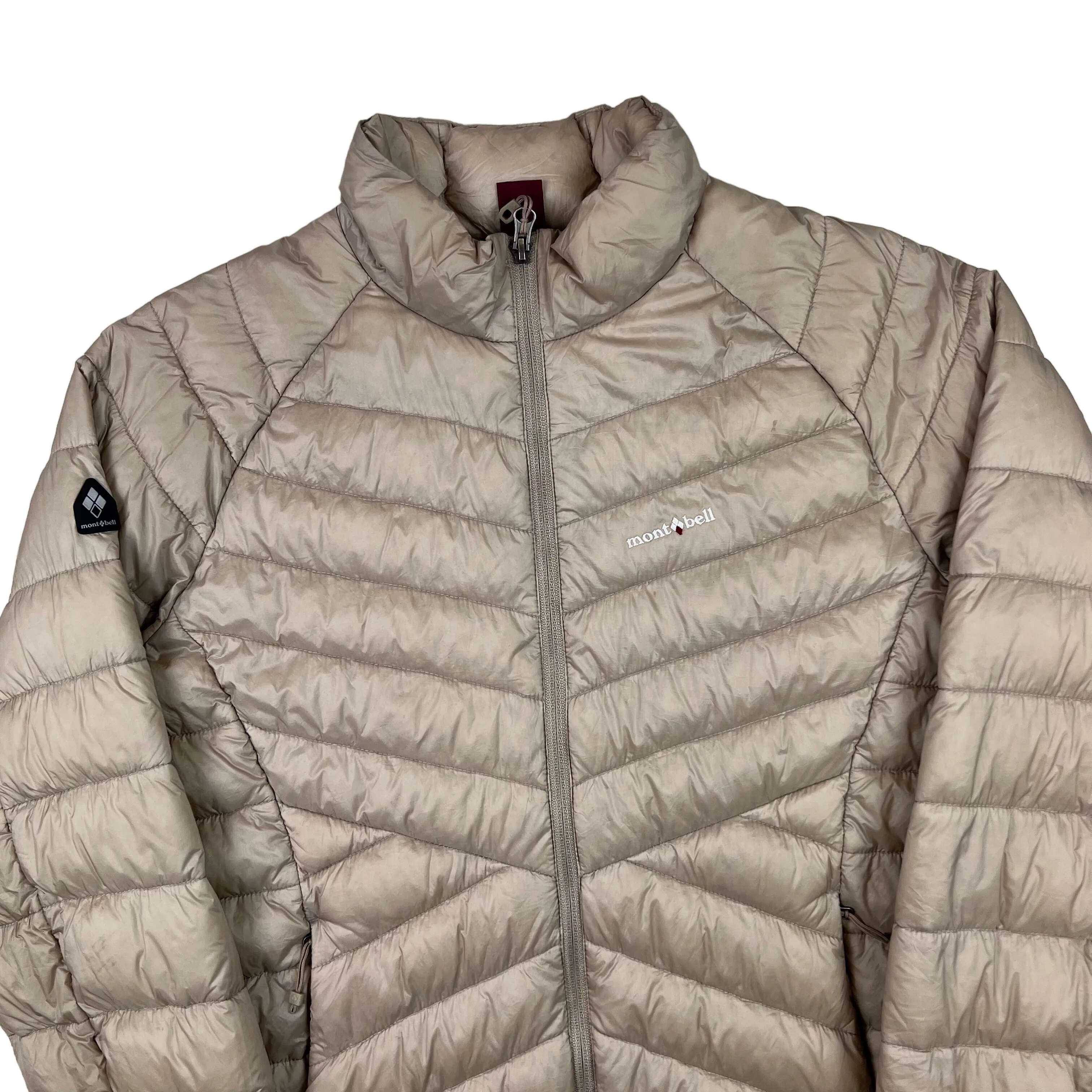 Mont Bell Quilted Puffer Jacket Beige